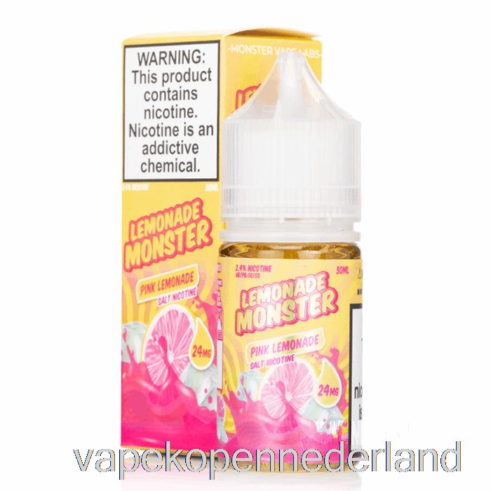 Elektronische Sigaret Vape Roze Limonade - Limonade Monsterzouten - 30 Ml 48 Mg